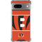 NFL Cincinnati Bengals Zone Block Google Pixel 7a Clear Case